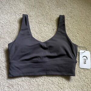 Zyia Confluence Aubergine Sports Bra- Large